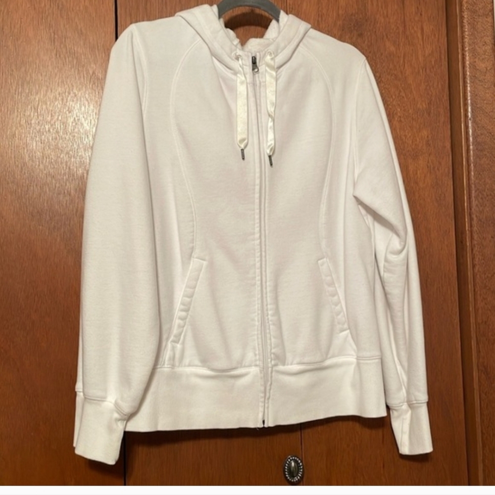 Champion C9 Classic White Zip-Up Hoodie- Size XL